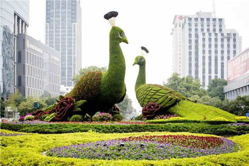 景區(qū)立體花壇造型